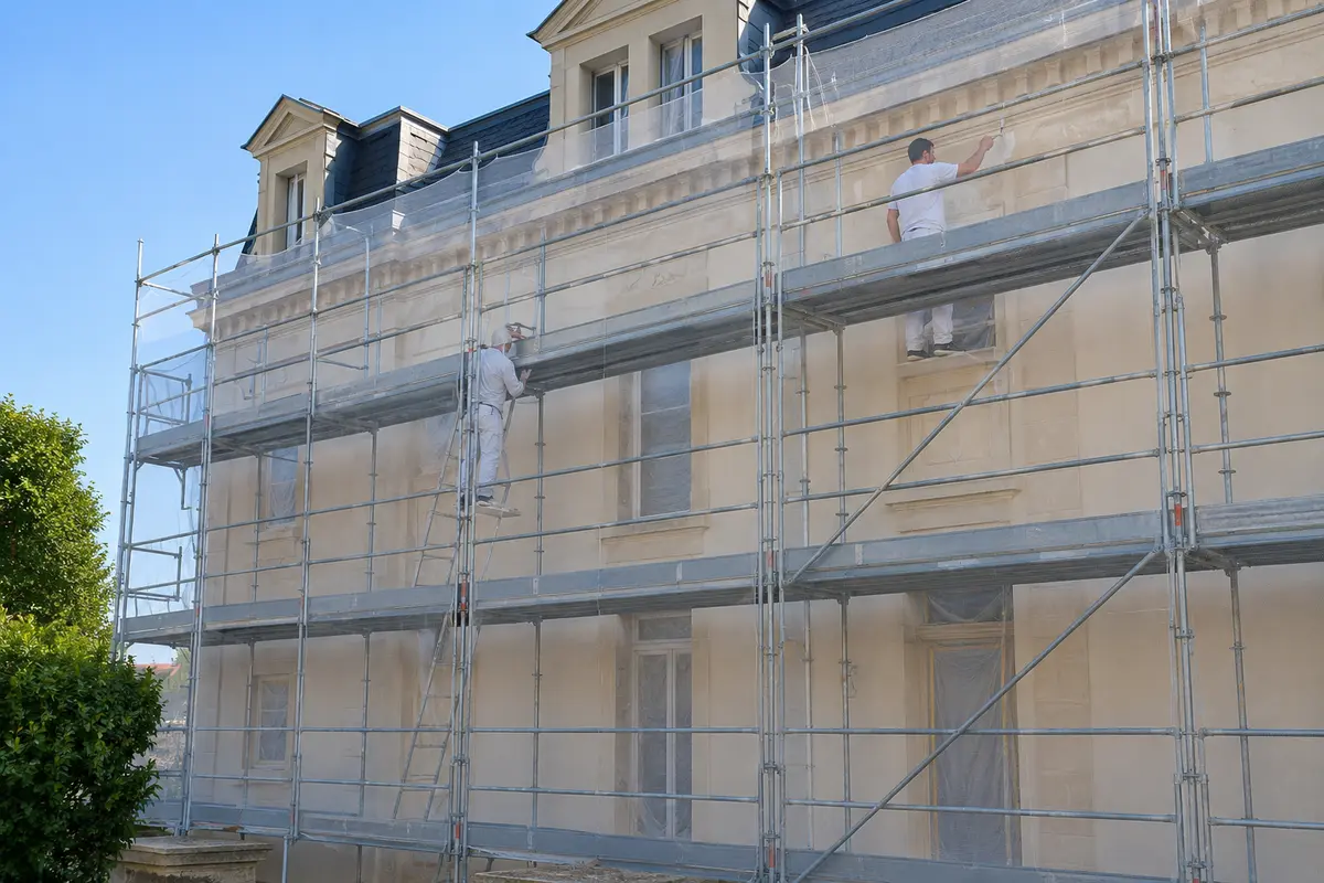 Montage de l’échafaudage