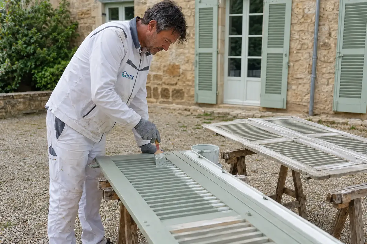 Peinture des volets