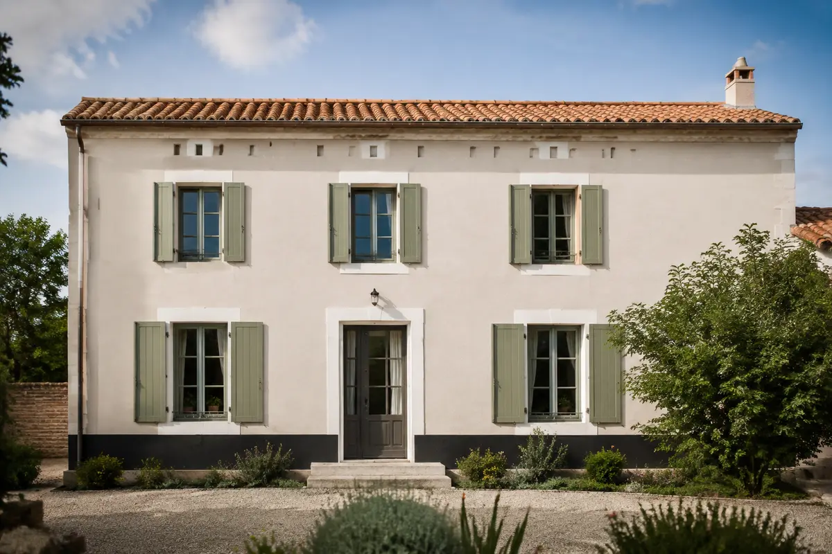 Façade rénovée