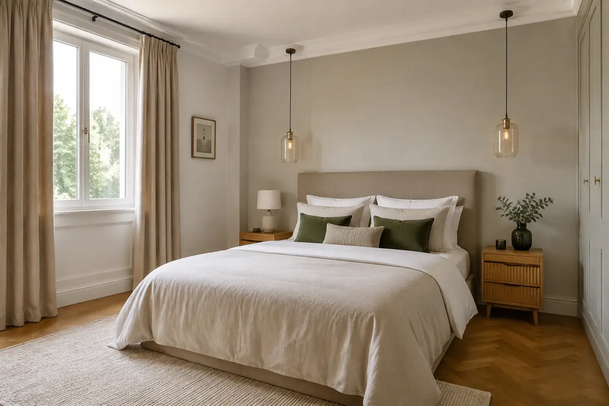 Inspiration pour une chambre élégante